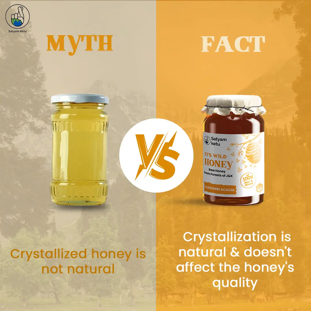 myth and fact about pure organic honey
